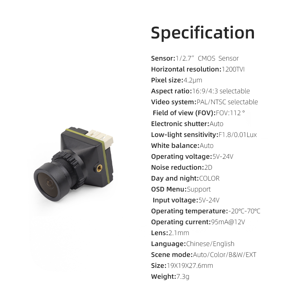 HGLRC L1 FPV-Kamera 1200TVL HD – Drone Camera Wide Angle Bewertung und Preis